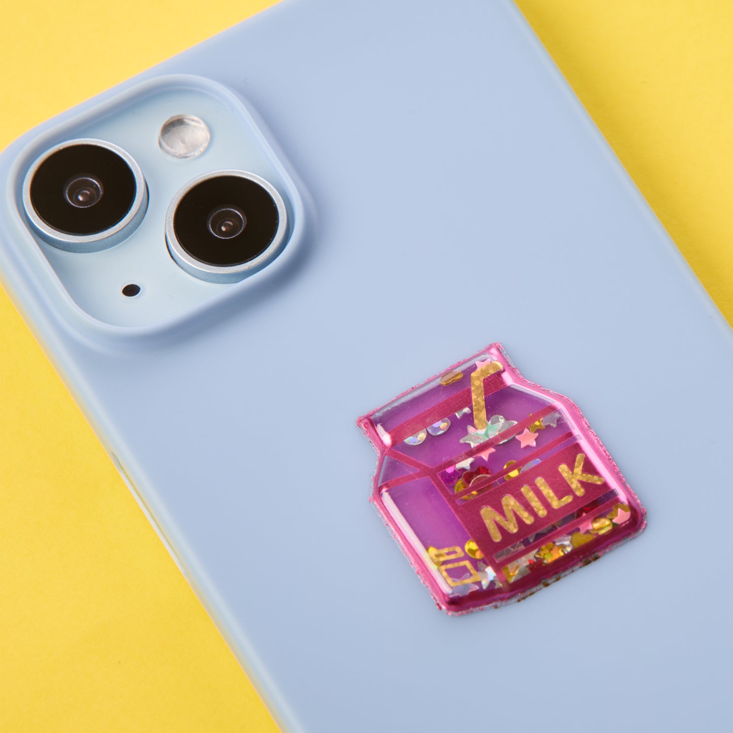 5er SET Schüttelsticker mit Glitzer