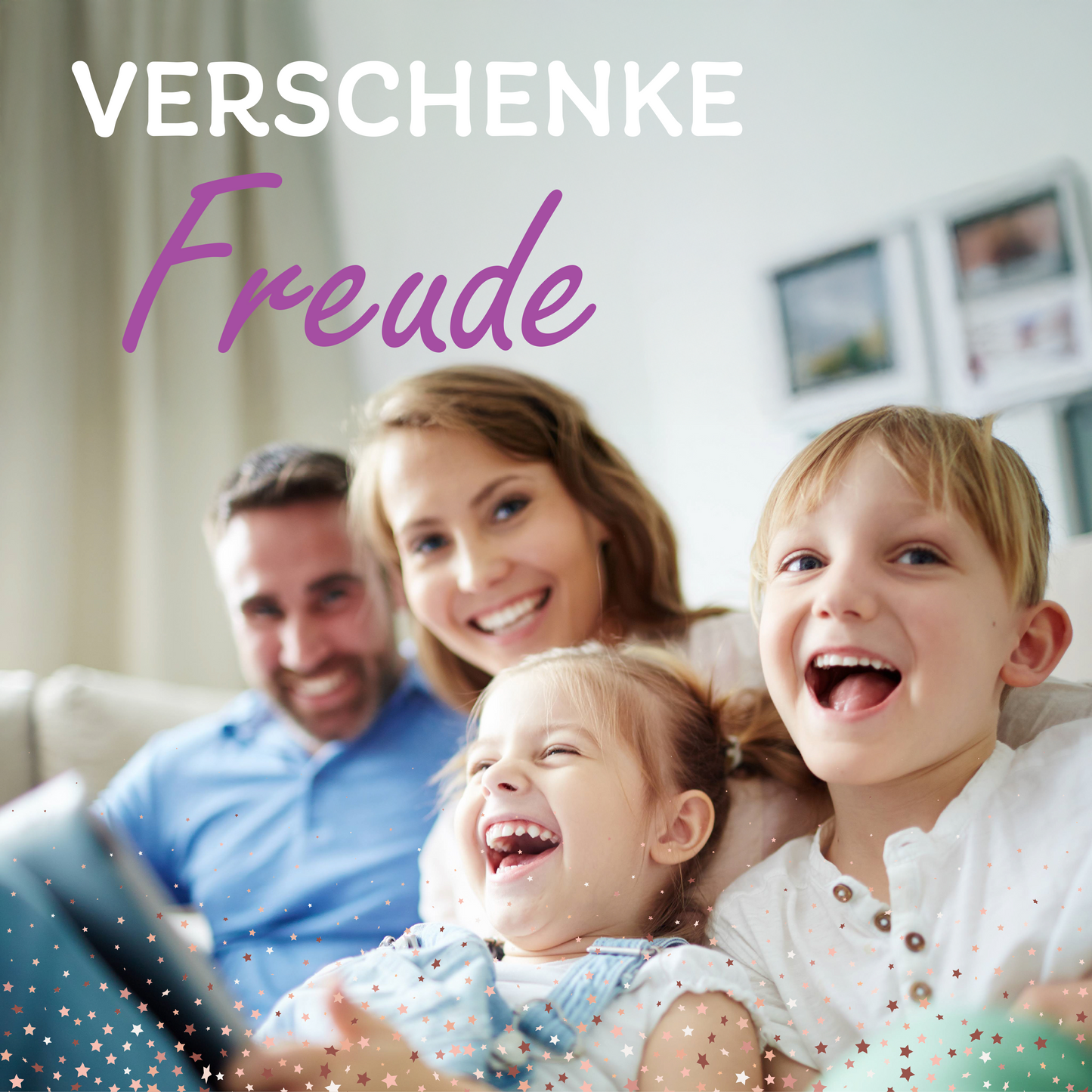 Stickeralbum Geschenkset | 100 Anti-Haft-Seiten A4 (50 Blatt) Inkl.Geschenkkarton, Schleife & Personalisierungskarte | 6x Filzstickerbögen